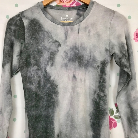 American Eagle | Soft & Sexy Plush Long Sleeve Top - Picture 2 of 5